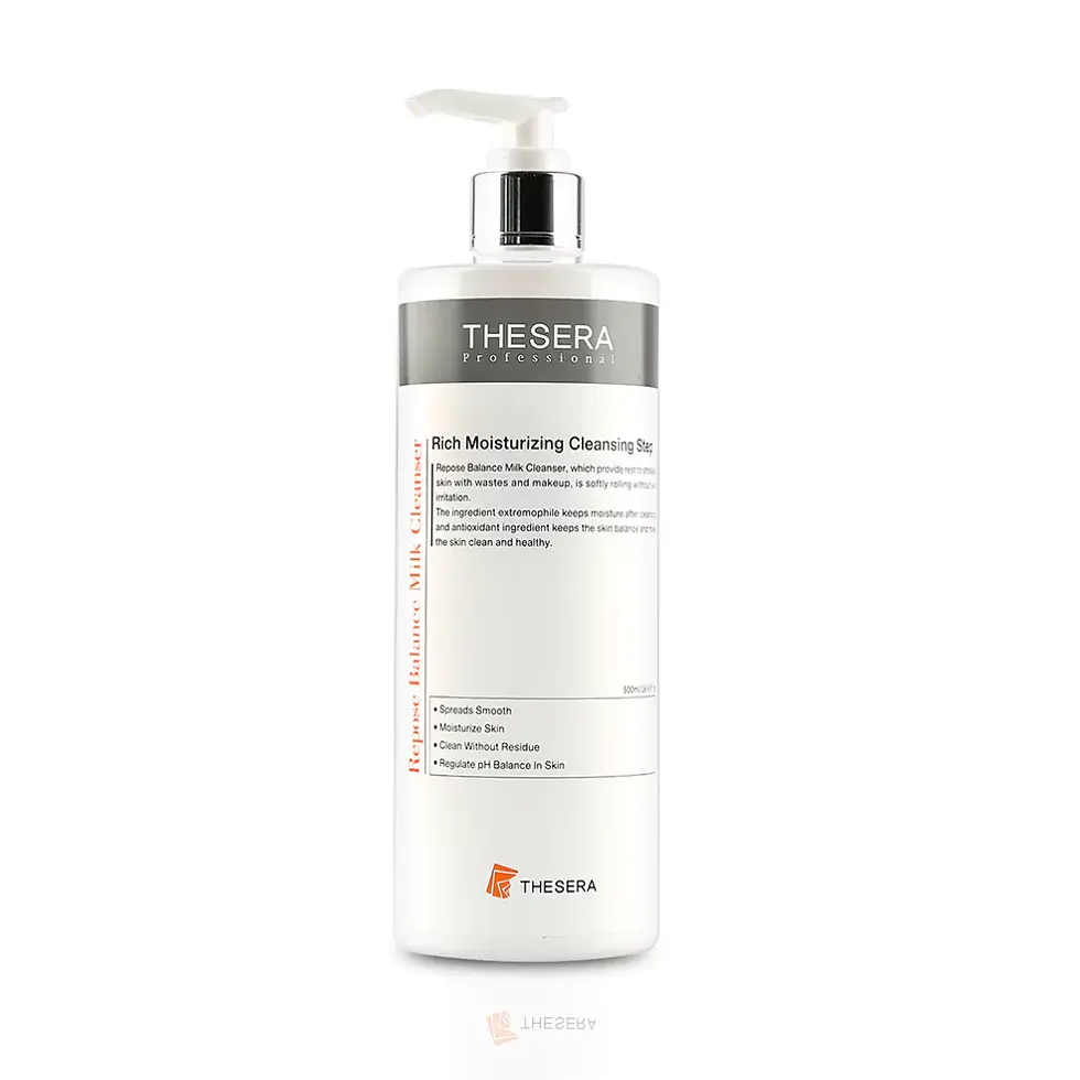 Bouteille de 500ml de nettoyant pour le visage au lait Repose Balance