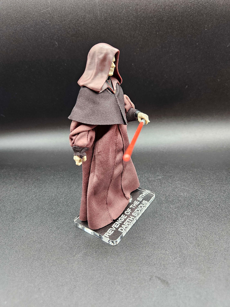 縮圖：Black Series Darth Sidious (ROTS) #01 Acrylic Base ...NO Toy Included...