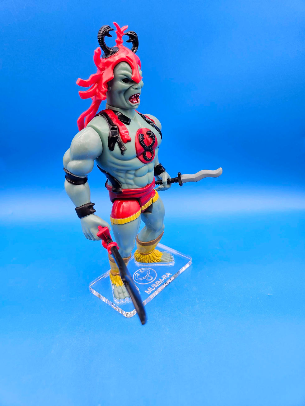 Miniature : Mumm-ra Acrylic Base,  Vintage 
