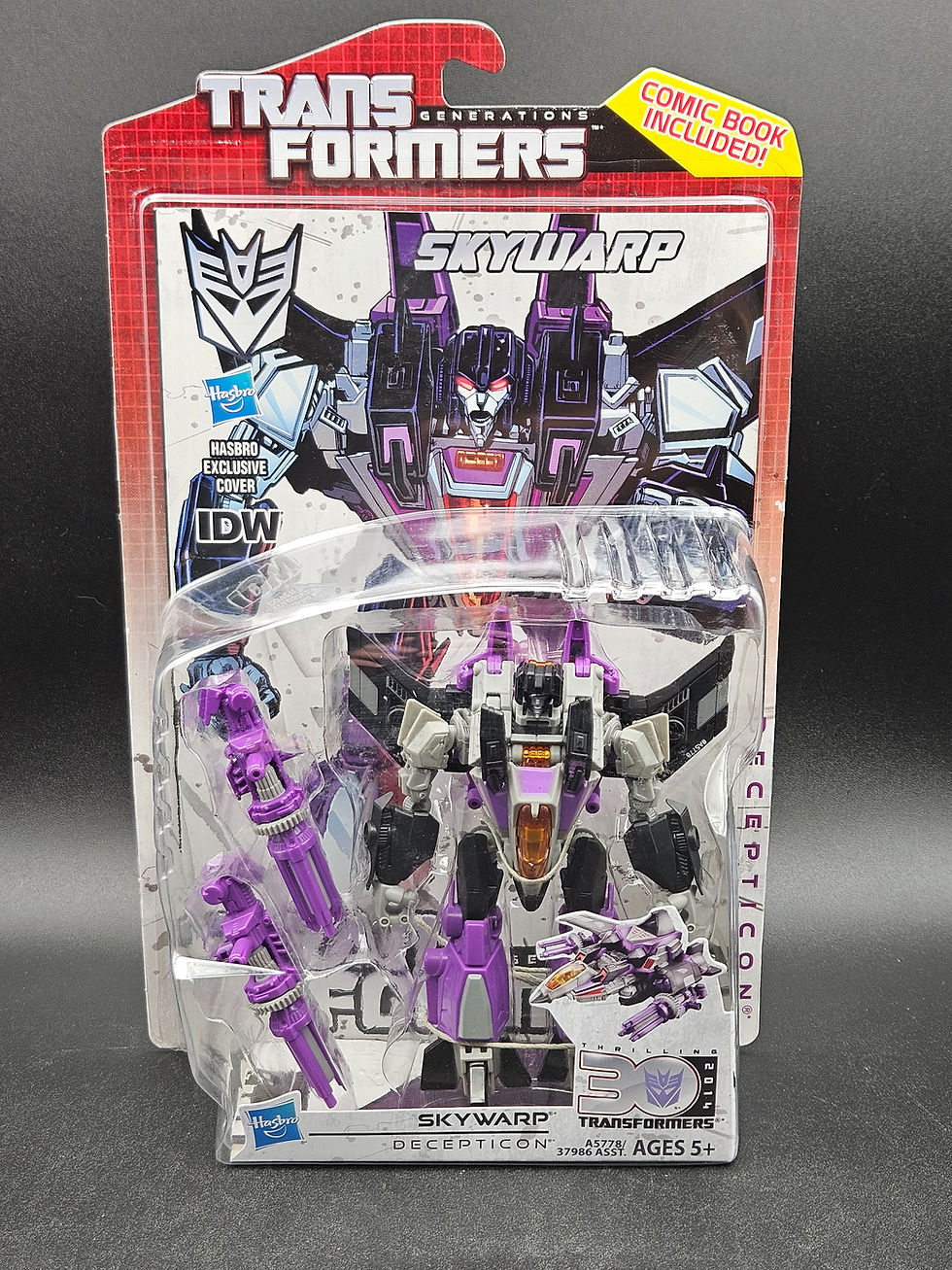 Μικρογραφία: Mint New/Sealed Transformers Generations 30th Thrilling IDW Comic Skywarp 