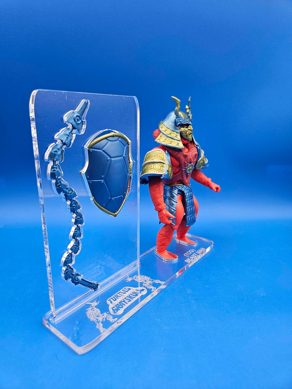 Miniatura: Beast Man Turtles Of Grayskull MOTU Origins 🔥 Acrylic Base Set🔥NO Toy Included