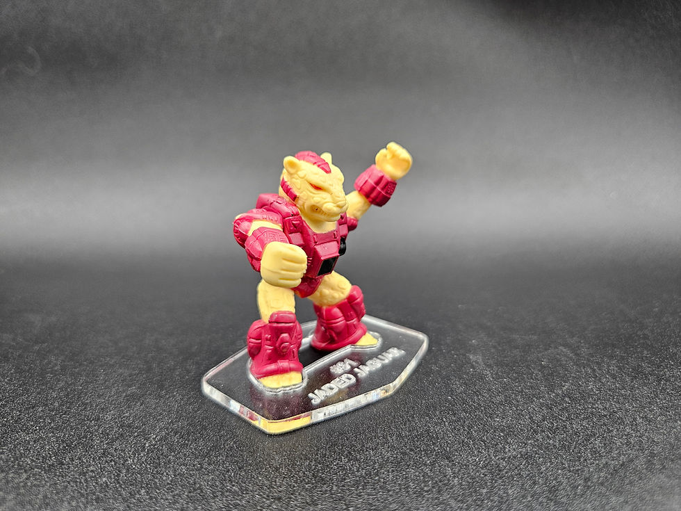 Miniature : Battle Beasts Jaded Jaguar #31 Acrylic Base *** No Toy Included ***