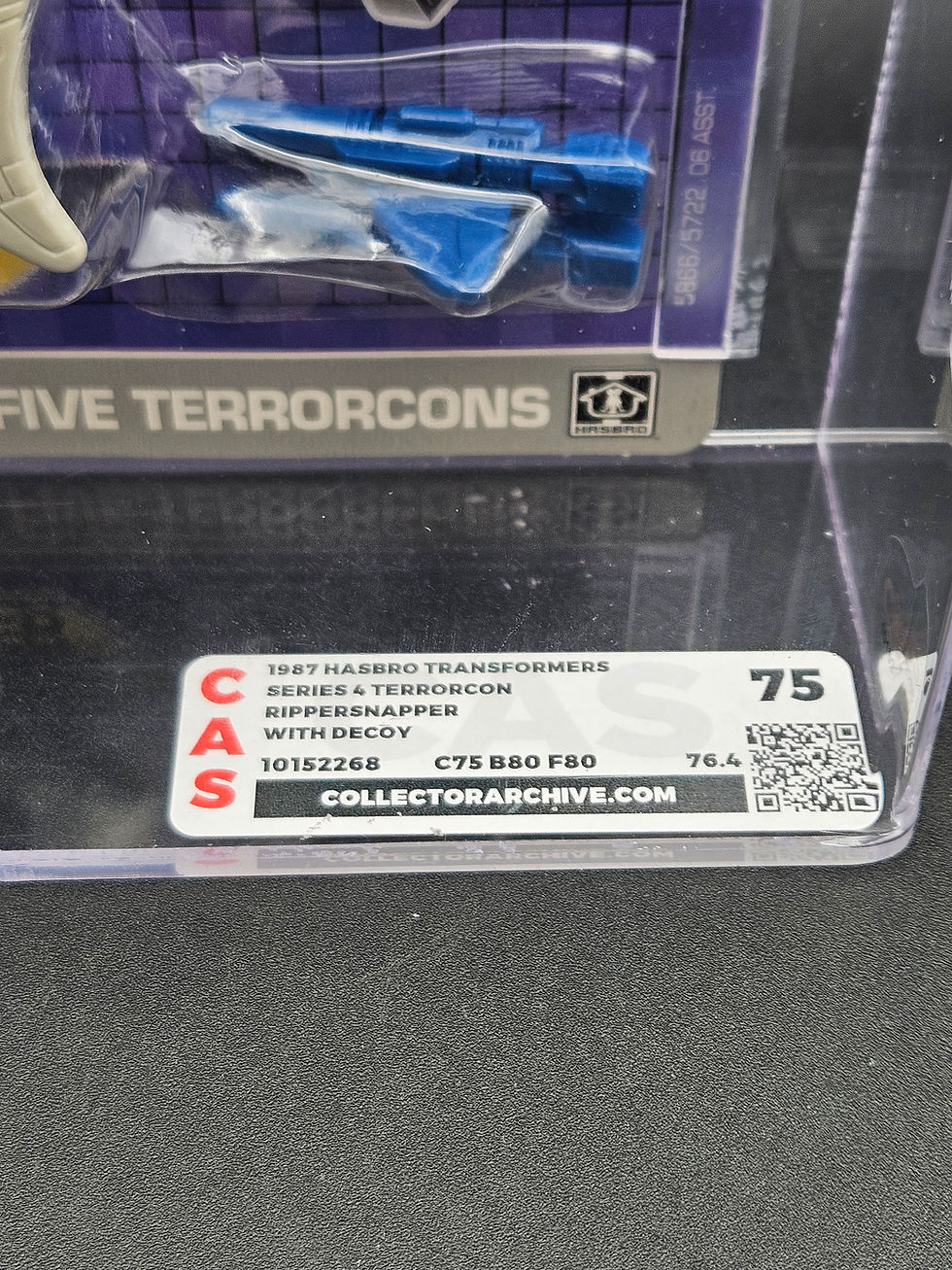 Miniaturbild: Transformers Original G1 1987 Terrorcon Rippersnapper Decoy Ravage Rare CAS 75 