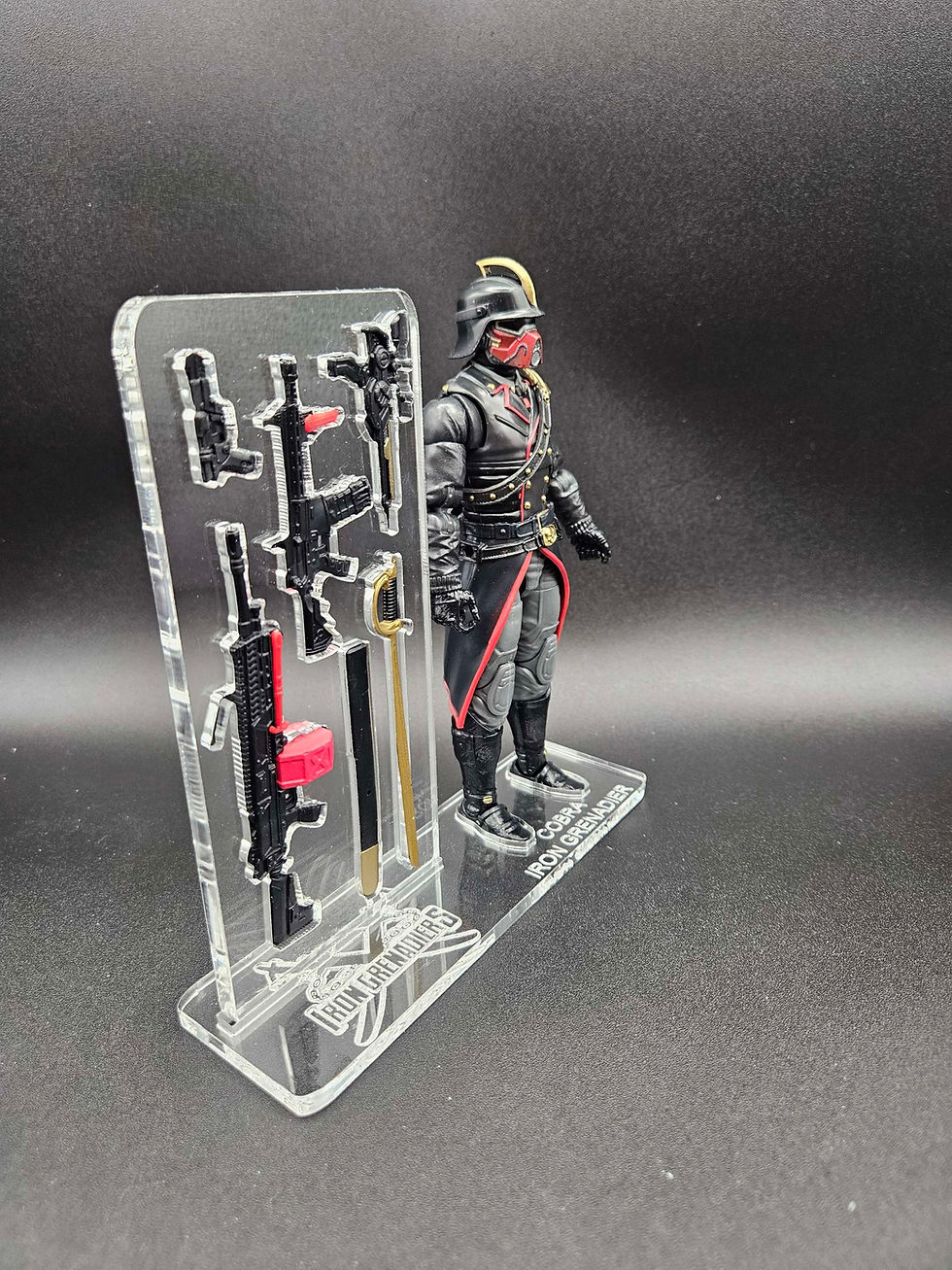 Miniatura: Cobra Iron Grenadiers Acrylic Base Set 