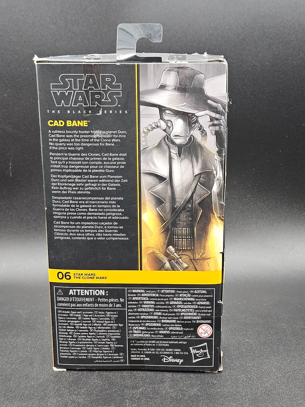 Miniaturbild: Star Wars Black Series (The Clone Wars) Cad Bane #6 M.I.B 