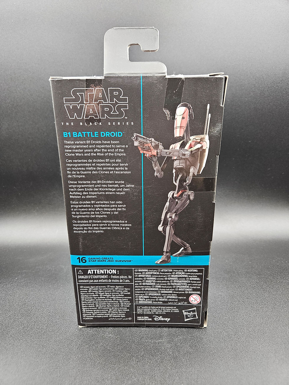 縮圖：Star Wars Black Series B1 Battle Droid Jedi: Survivor #16 M.I.B 