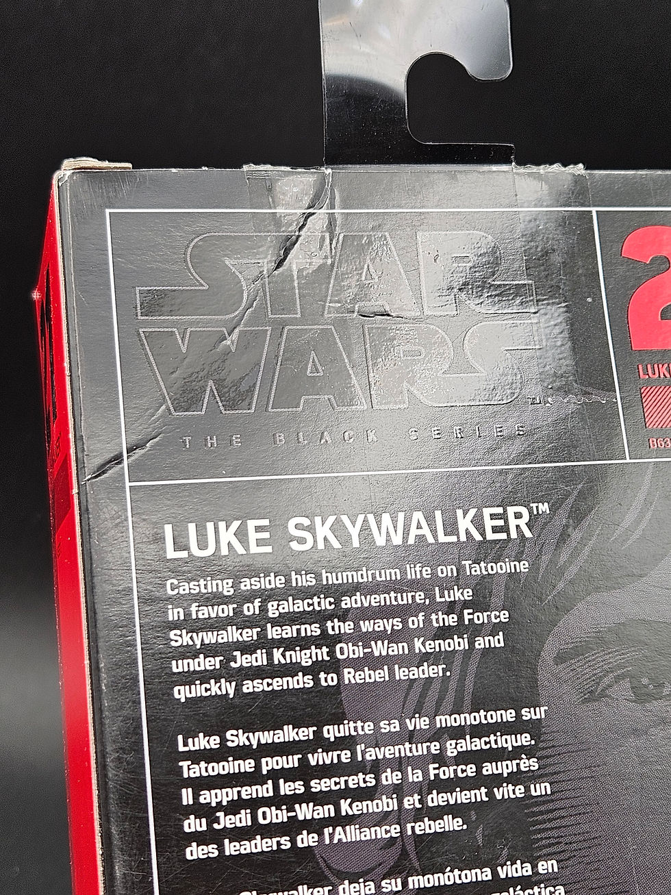 サムネイル： Star Wars The Black Series Luke Skywalker #21 M.I.B 