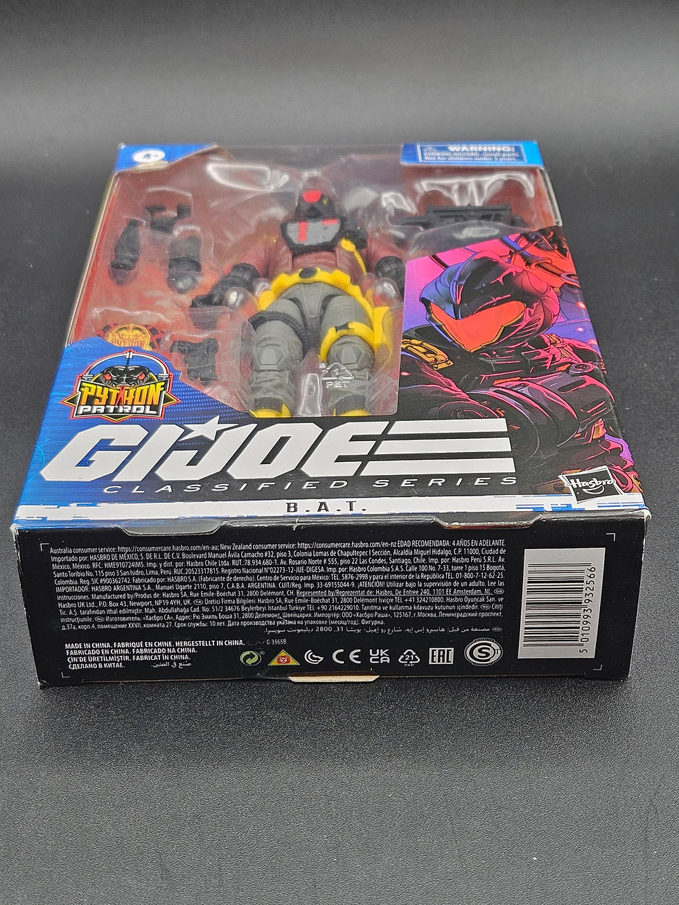 Thumbnail: G.I. Joe Classified Python Patrol B.A.T. #41 M.I.B 