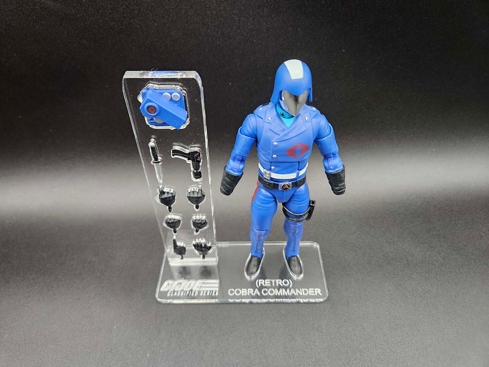 Thumbnail: Cobra Commander (Retro) Acrylic Base Set