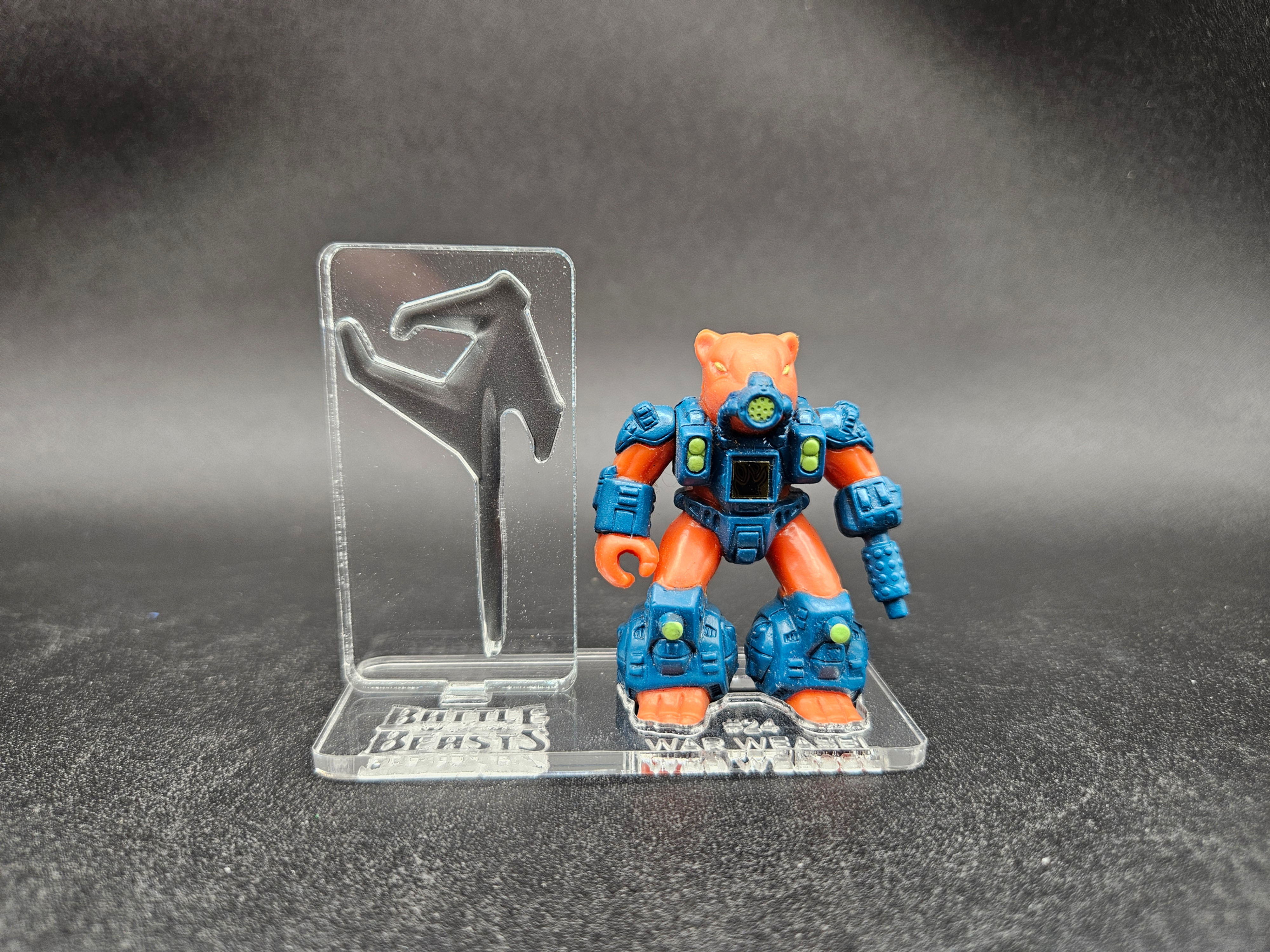 War Weasel #24 Acrylic Base Set *** No Toy Included ***