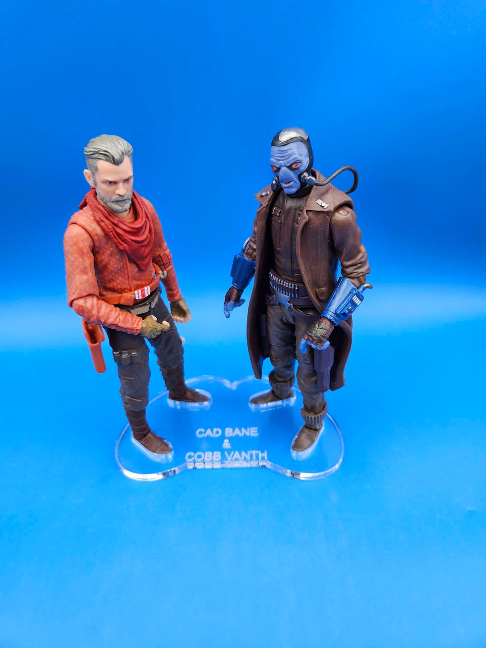サムネイル： Star Wars Black Series Cobb Vanth &  Cad Bane (2 Pack) Acrylic Base B
