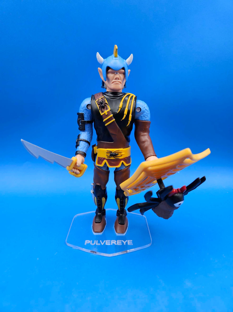 Miniature : 2022 SDCC NECA Dungeons & Dragons Pulvereye ACRYLIC BASE Wave 4 Pack D&D NO TOY