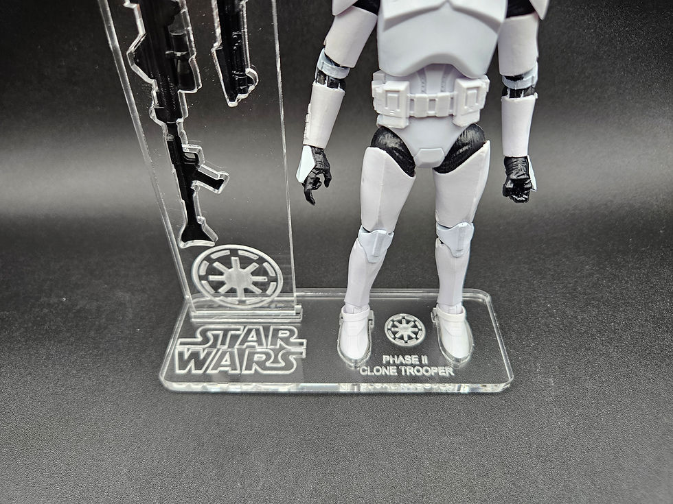 Miniature : Phase I, II,  1st order , Imperial Stormtrooper (Amazon Exc) Acrylic Base Set of