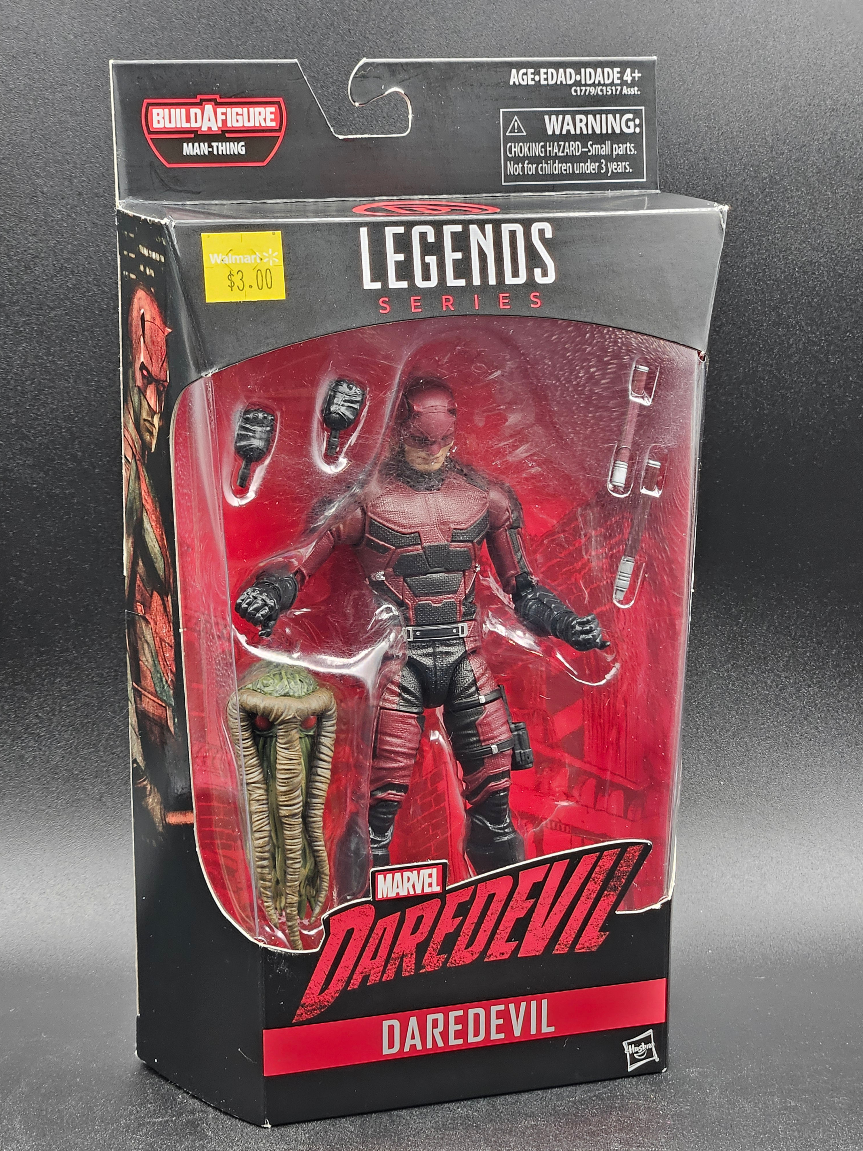 New/Sealed Hasbro Marvel Legends Series Build A Figure Man-Thing Daredevil