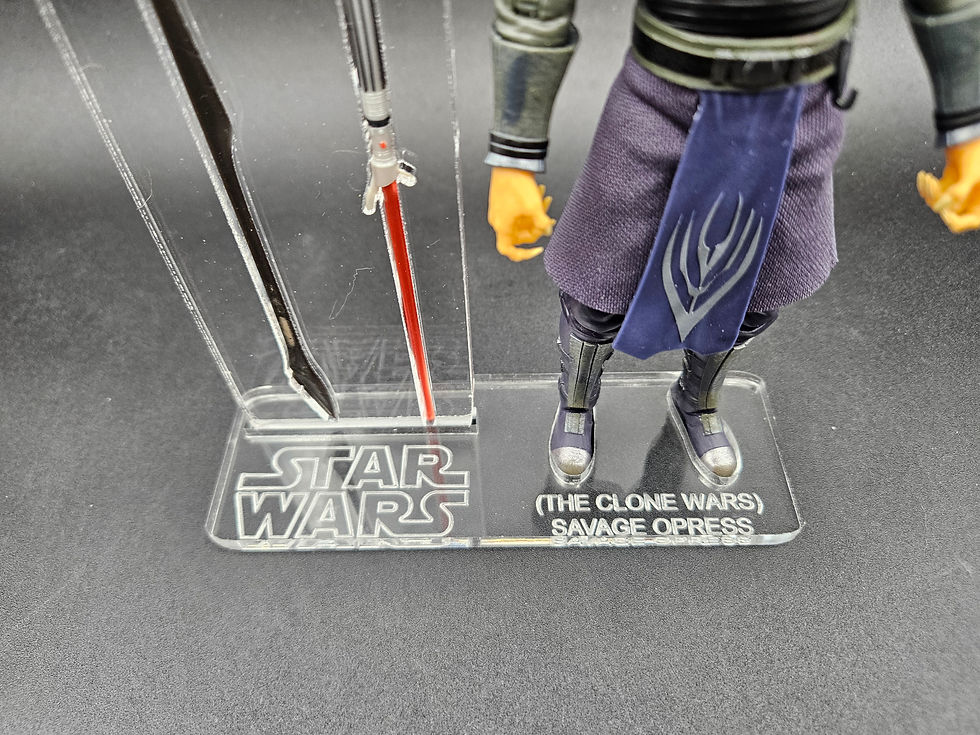 Miniaturbild: Black Series Savage Opress (The Clone Wars) Acrylic Base Set  **No Toy Included 