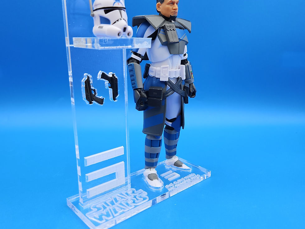 Thumbnail:  Arc Trooper Fives (Clone Wars) Acrylic Base Set 