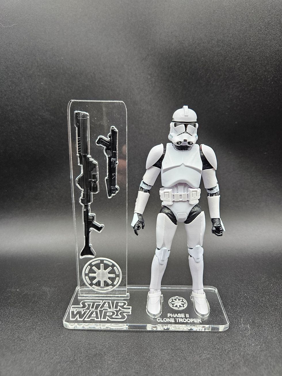 Miniature : Phase I, II,  1st order , Imperial Stormtrooper (Amazon Exc) Acrylic Base Set of