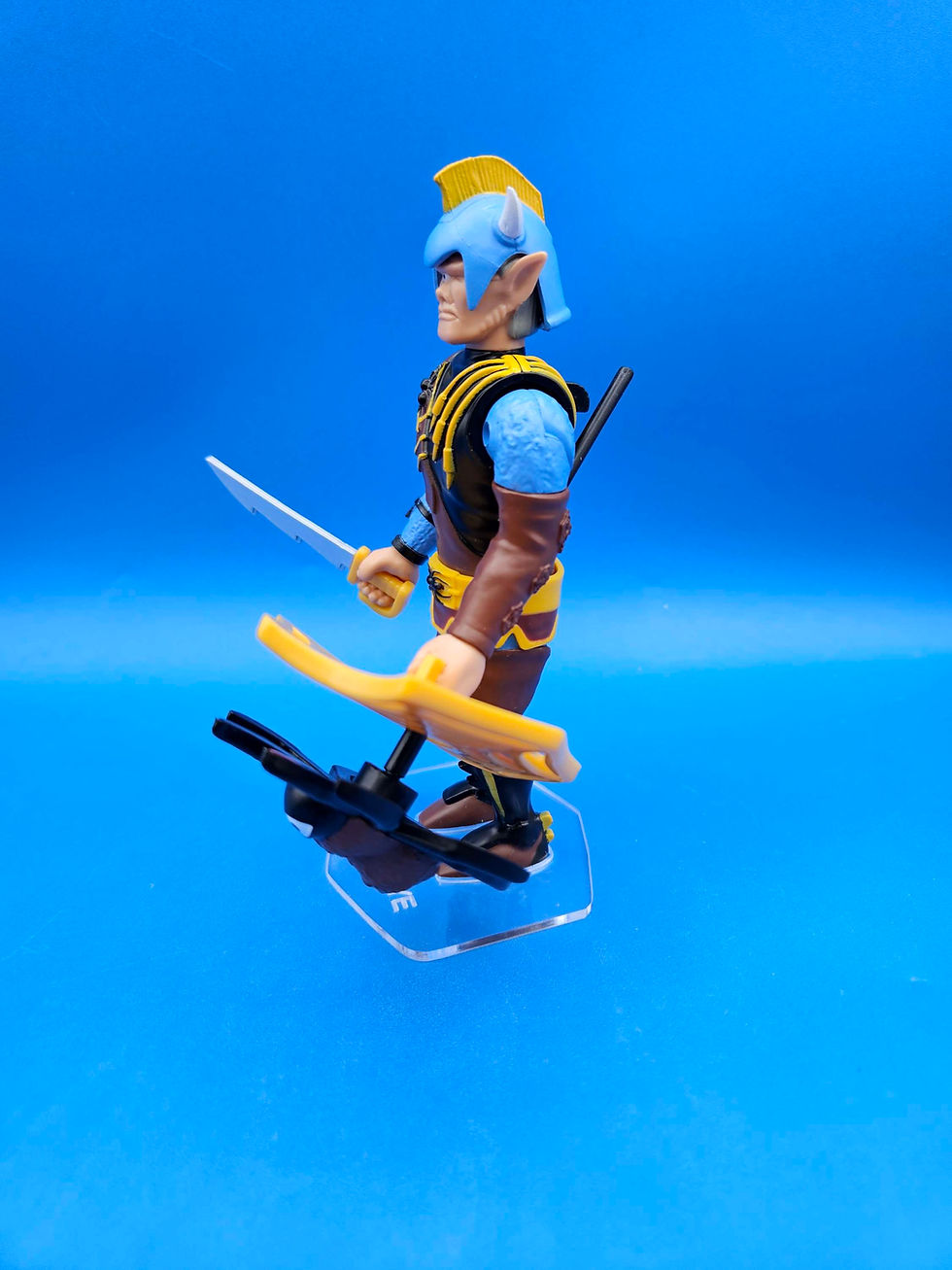 Miniature : 2022 SDCC NECA Dungeons & Dragons Pulvereye ACRYLIC BASE Wave 4 Pack D&D NO TOY