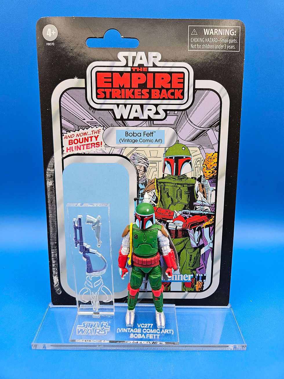 Thumbnail: Boba Fett (Vintage Comic Art) VC277 ACRYLIC BASE SET. Backer Base SOLD Separate 