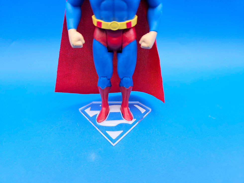 Miniaturbild: DC Super Powers Mcfarlane Superman Wave 1 Acrylic Base B / Stand 