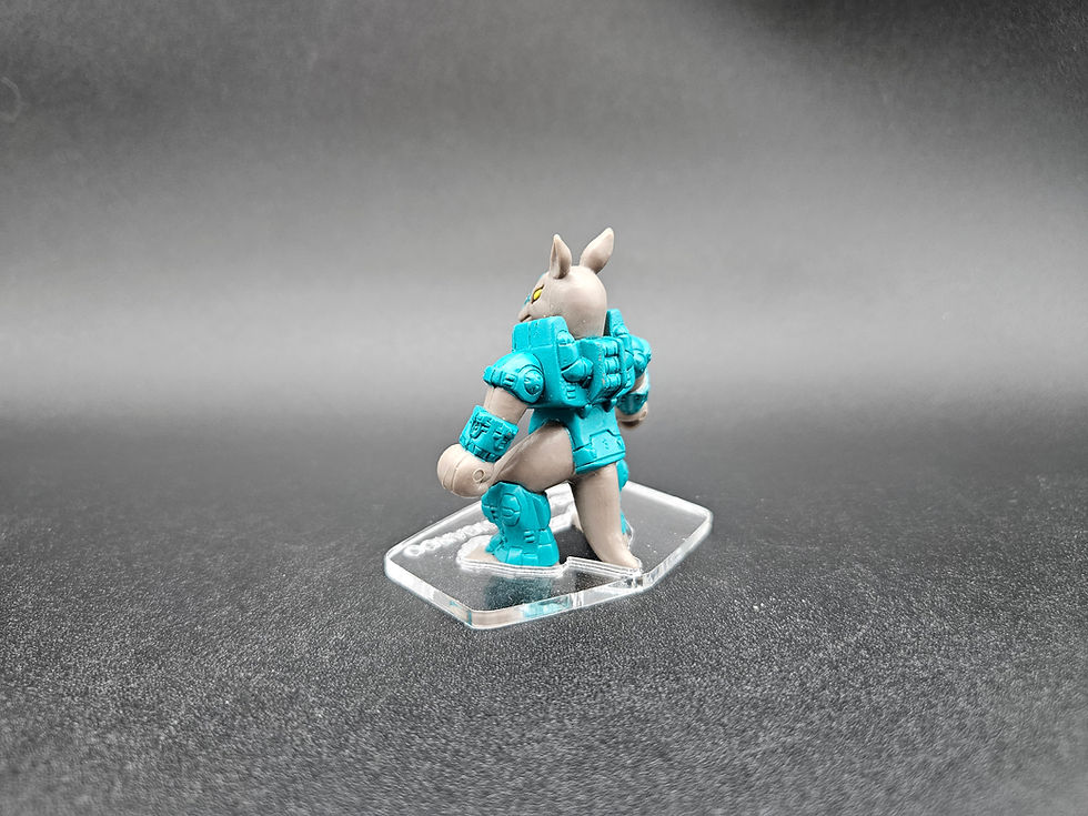 Miniature : Battle Beasts Kickback Kangaroo #35 Acrylic Base *** No Toy Included ***