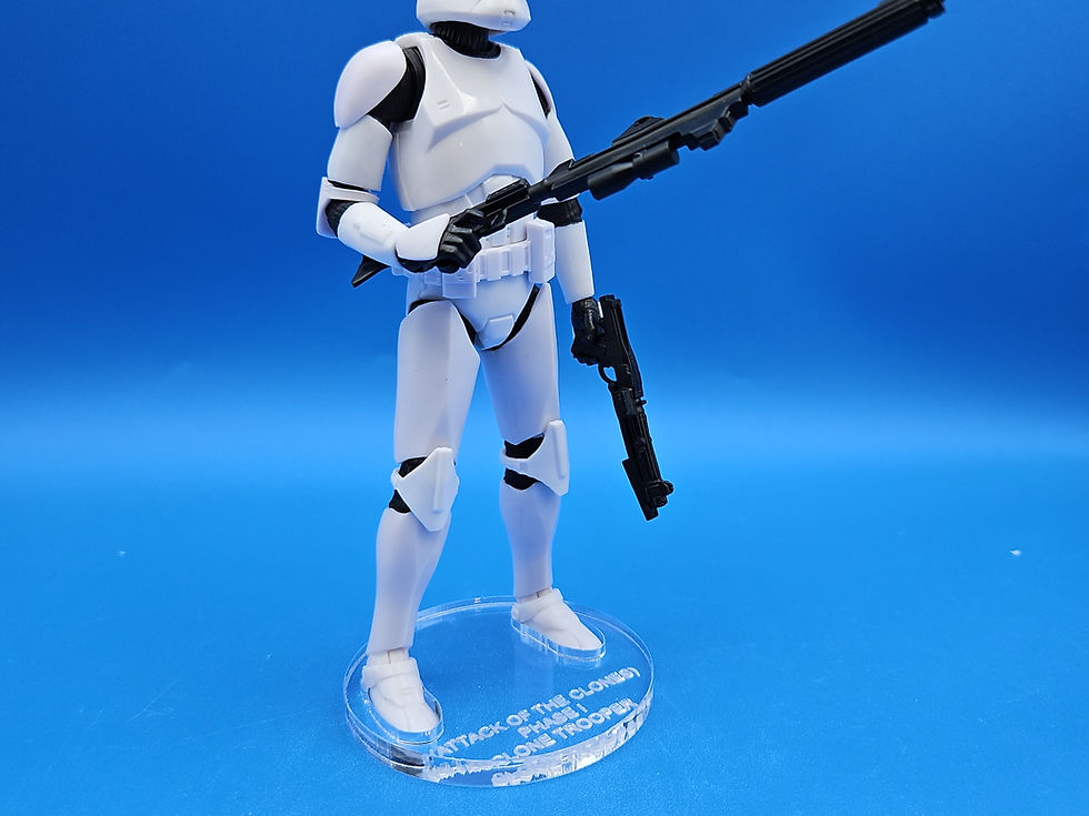 Miniatura: Phase I Clone Trooper Commander (Attack Of The Clones) (BOX #02) 🔥 Acrylic Base
