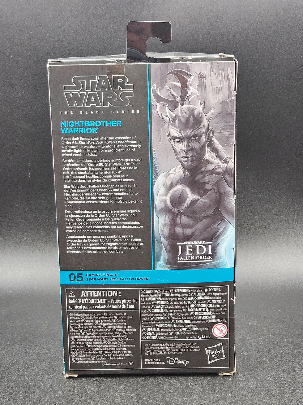 縮圖：Star Wars Black Series Nightbrother Warrior (Jedi Fallen Order) #05 M.I.B 