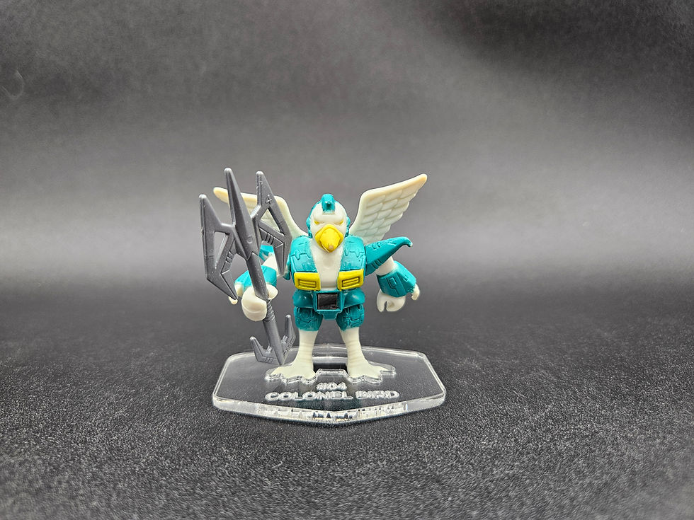 Battle Beasts Colonel Bird #4 Acrylic Base *** No Toy Included ***