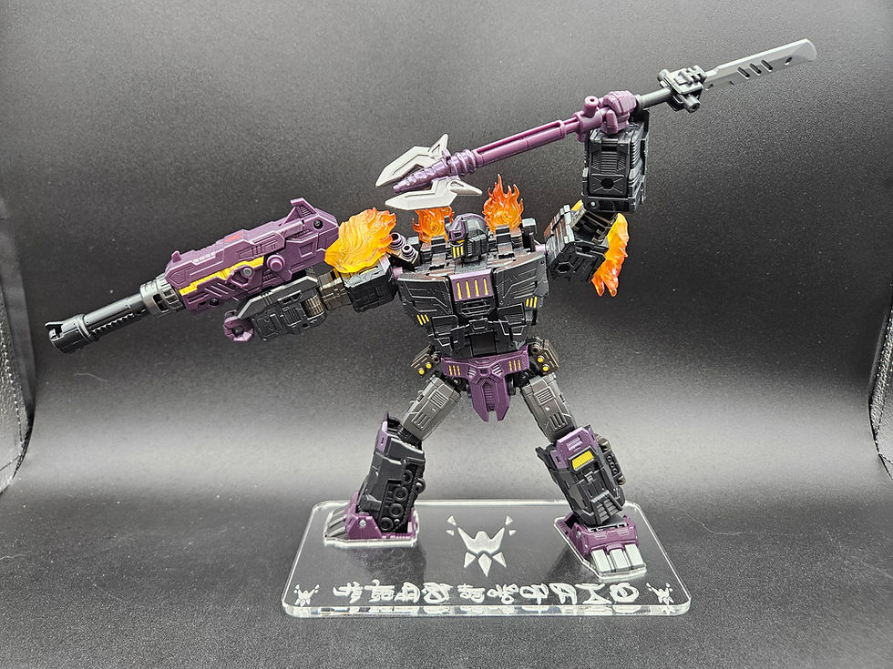 Thumbnail: Transformers Age of the Primes Megatronus Acrylic Base *No Toy Included **