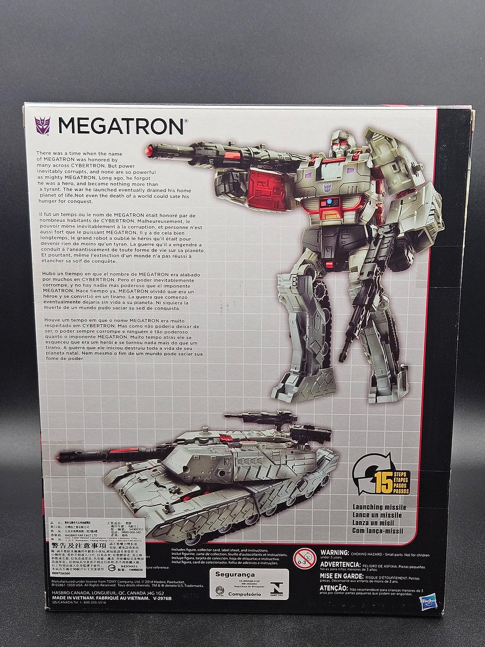 Thumbnail: New/Sealed Signed Transformers Combiner Wars Megatron  Leader Class Set of 2 