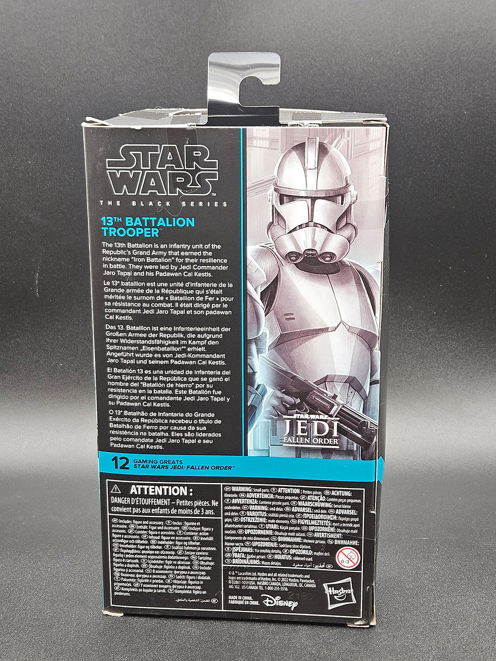 サムネイル： Star Wars Black Series Gaming Greats 13TH BATTALION TROOPER #12 M.I.B 