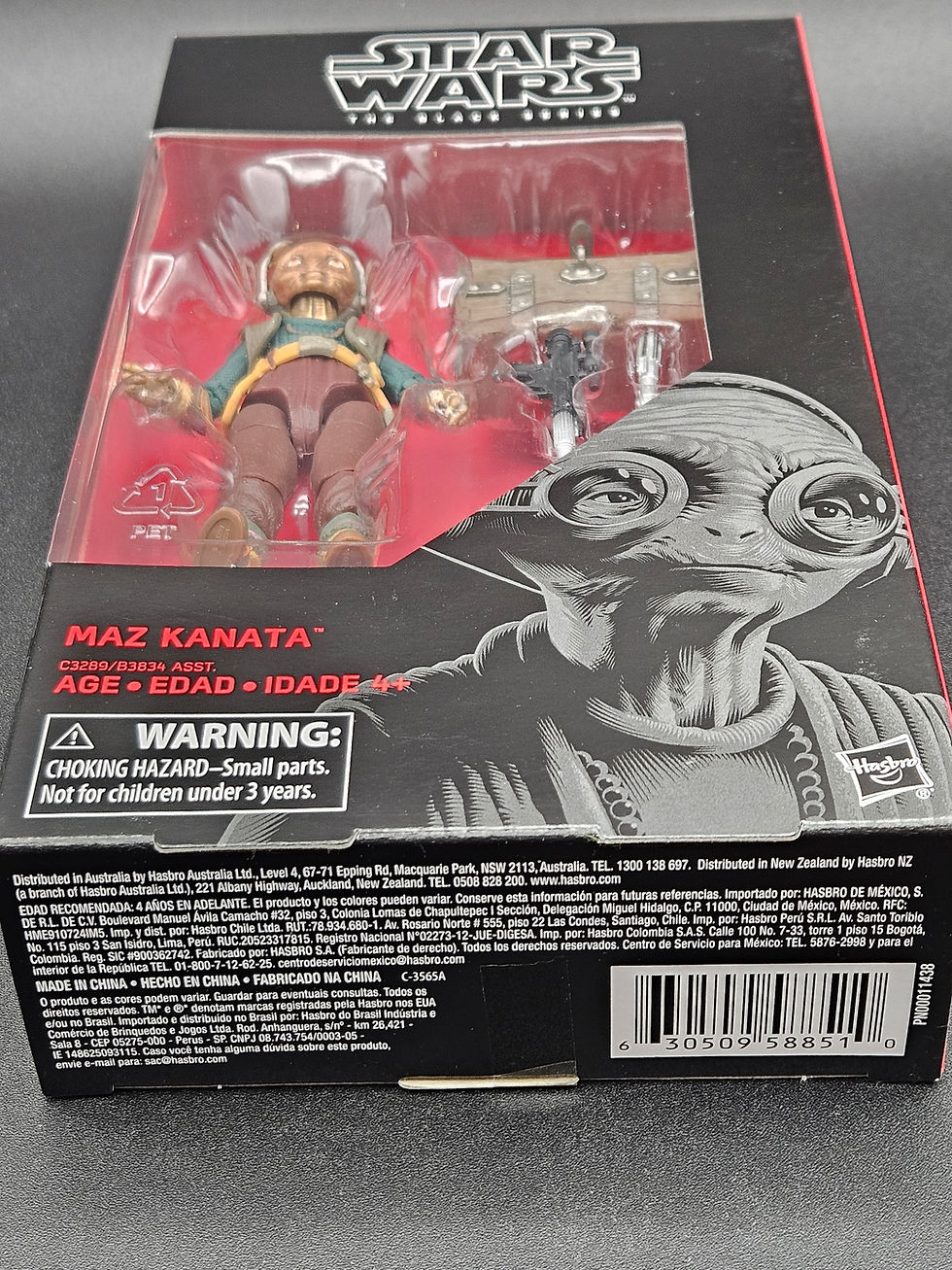 Miniatura: New/Sealed Star Wars Black Series Maz Kanata #49