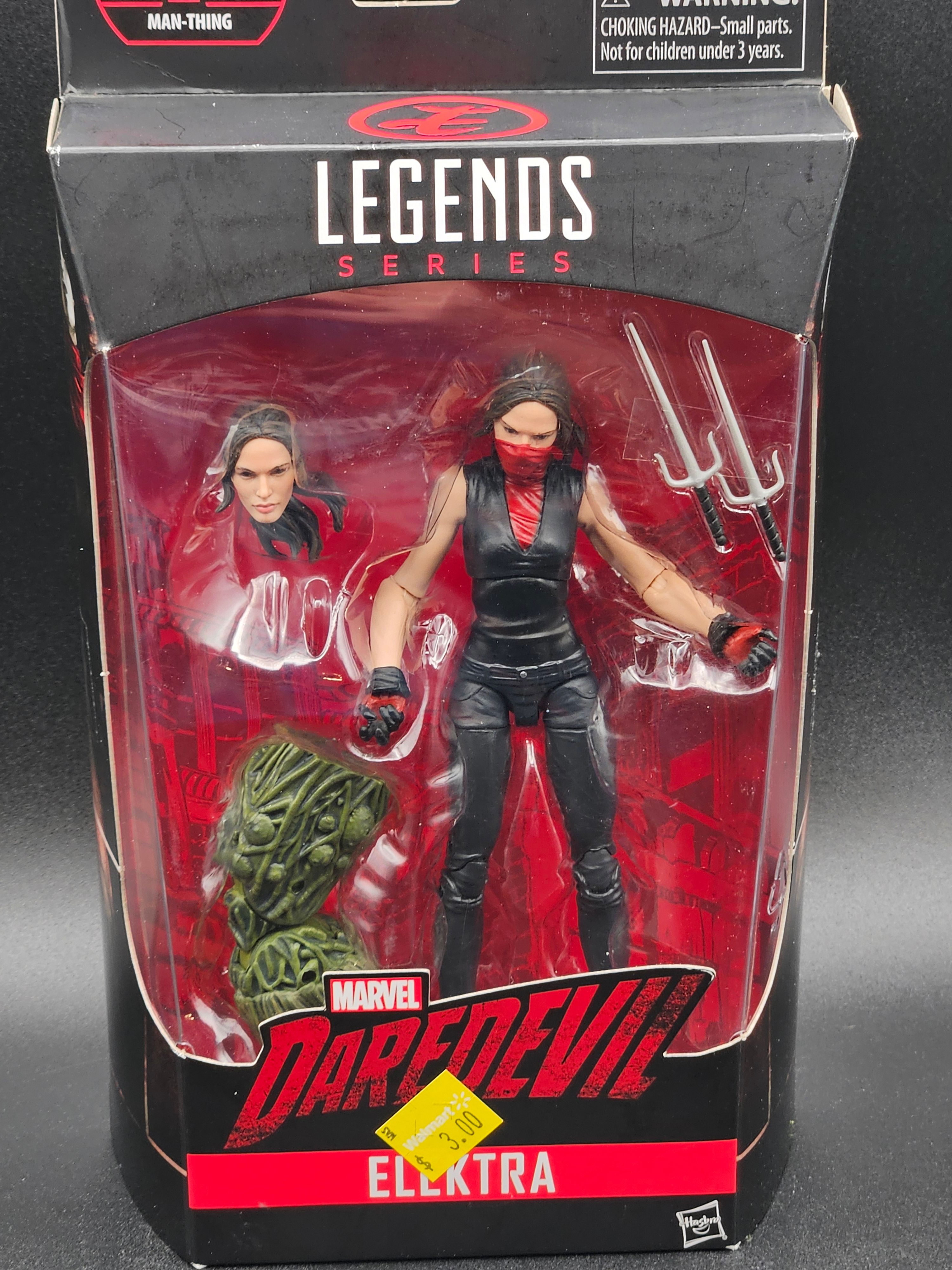 New/Sealed 2017 Marvel Legends ELEKTRA Man-Thing BAF Wave Netflix 