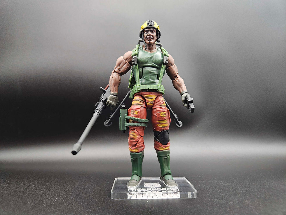 G.I. Joe Classified RoadBlock (Tigerforce) Acrylic Base🔥No Toy Included 🔥