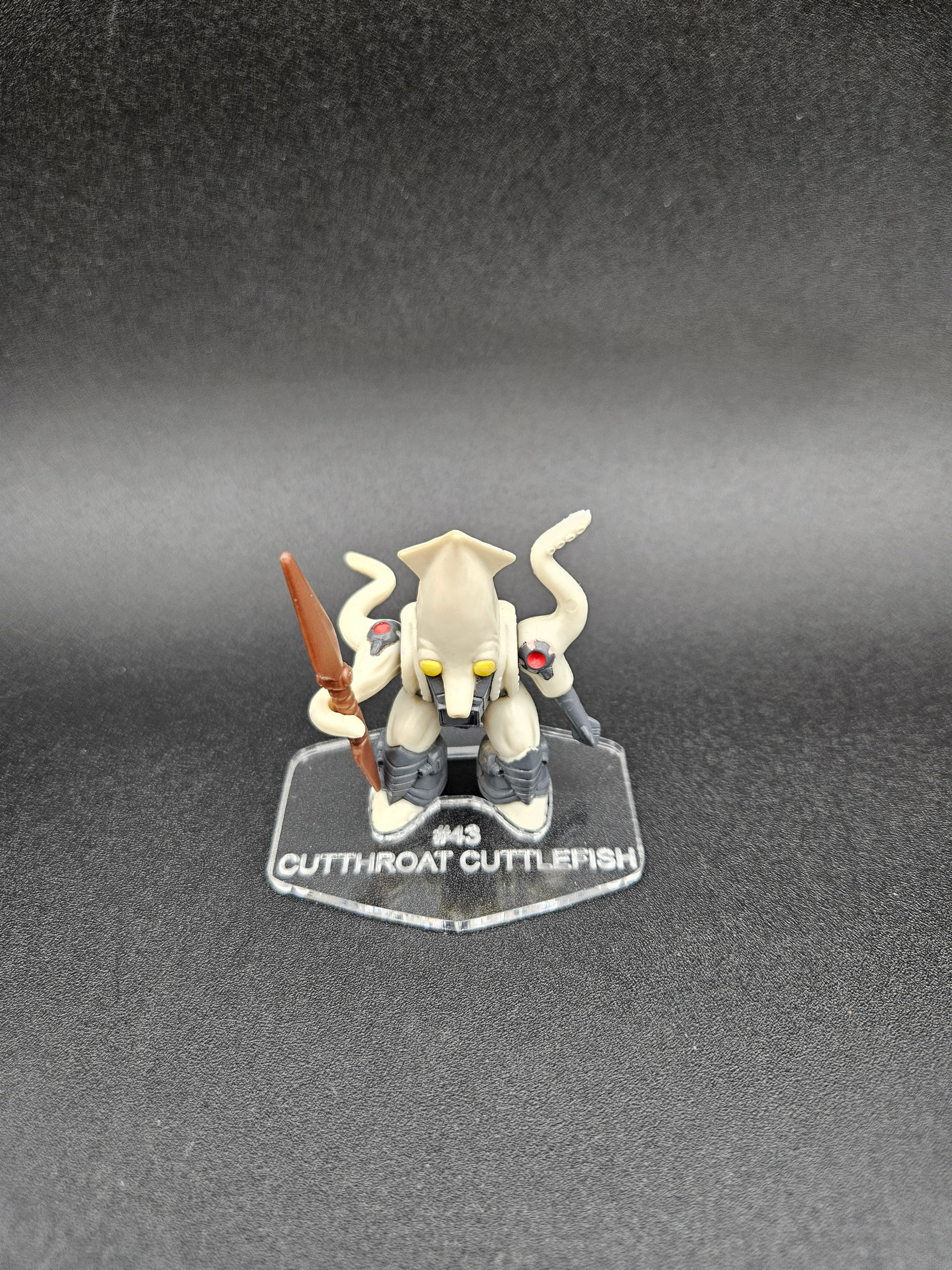 Cutthroat Cuttlefish #43 Acrylic Base *** No Toy Included ***