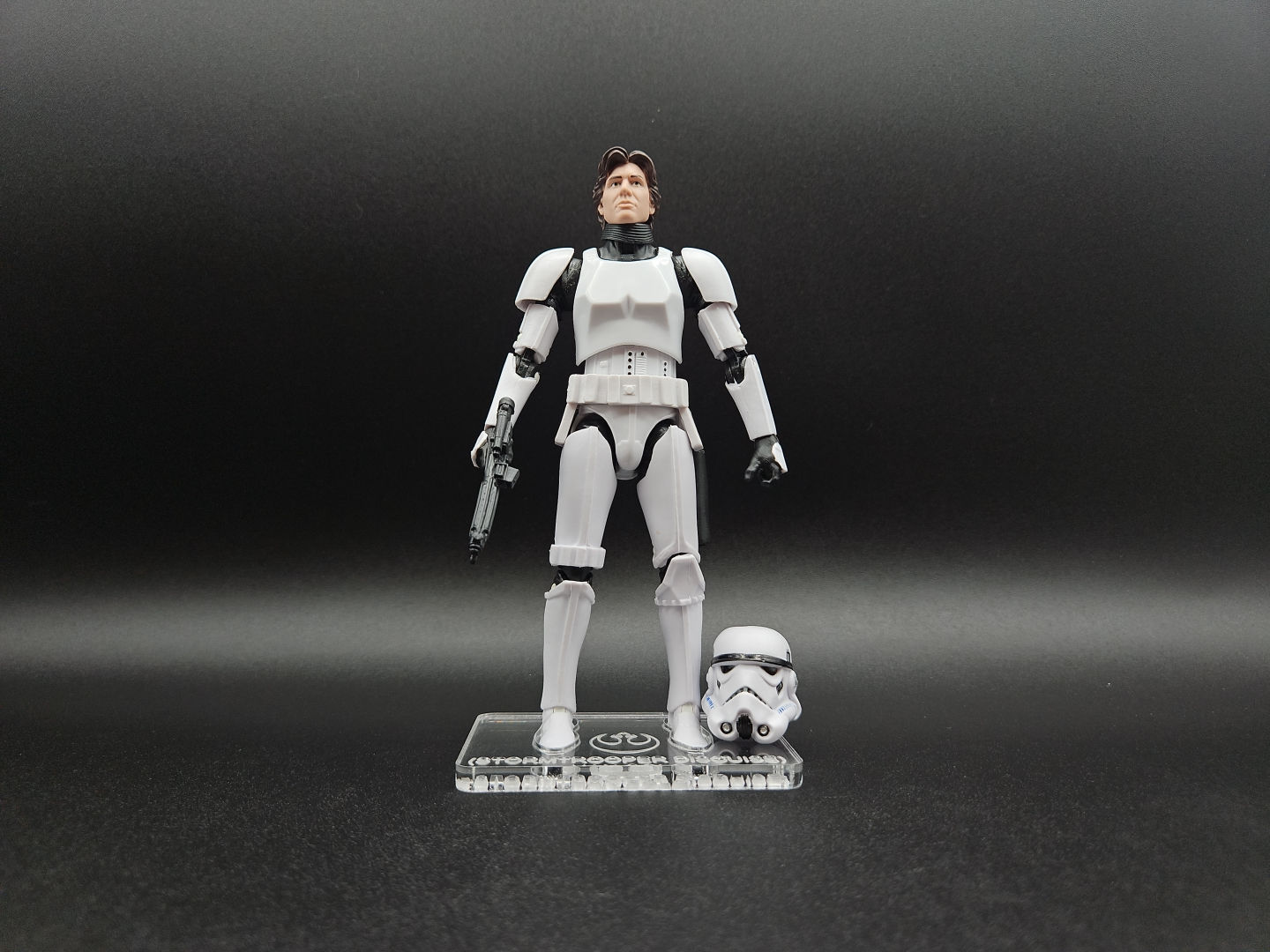 Han Solo (Stormtrooper Disguise) Blue Line #09 Acrylic Base *No Toy*