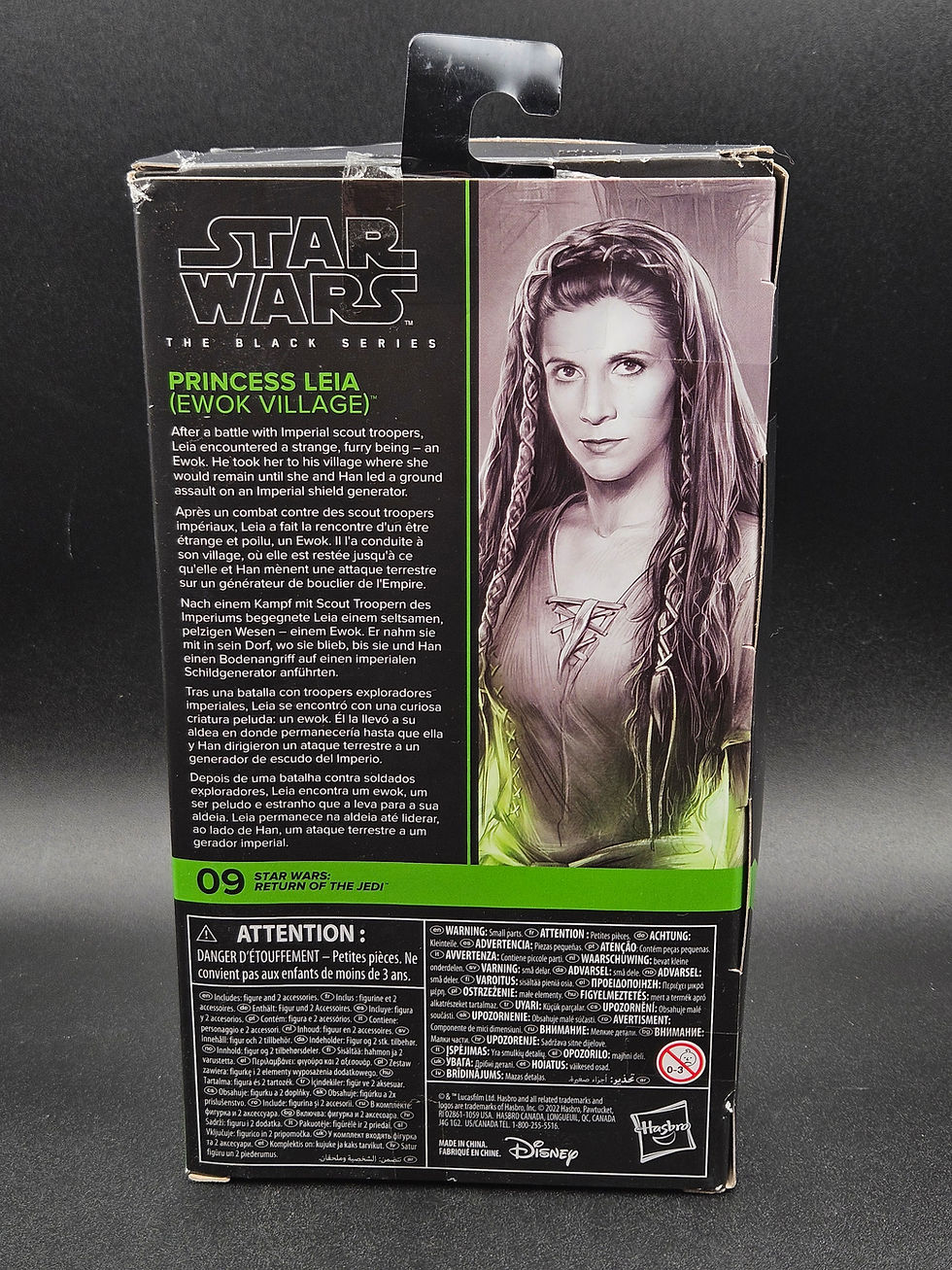 Miniature : Black Series Star Wars Return of the Jedi Princess Leia (Ewok Village) #09 M.I.B
