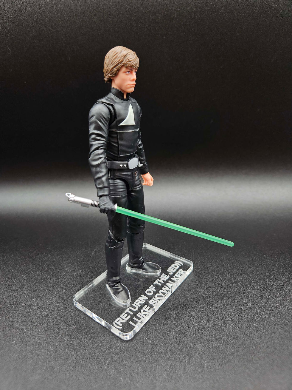 Miniature : Luke Skywalker (ROTJ) 40th Anniv. Acrylic Base ...NO Toy Included