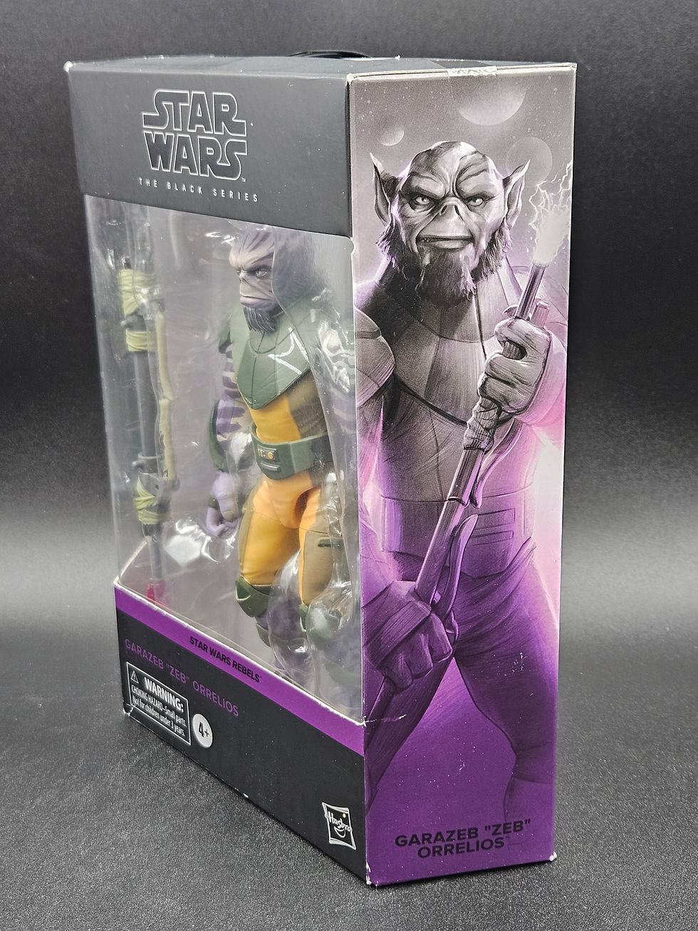 Miniatura: New/Sealed STAR WARS Black Series Garazeb “Zeb” Orrelios Rebels Deluxe #01