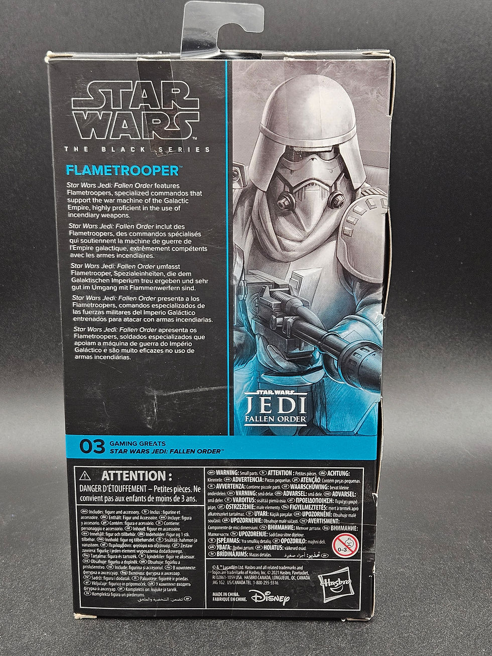 縮圖：Star Wars Black Series Flametrooper (Gaming Greats) Jedi: Fallen Order #3 M.I.B 