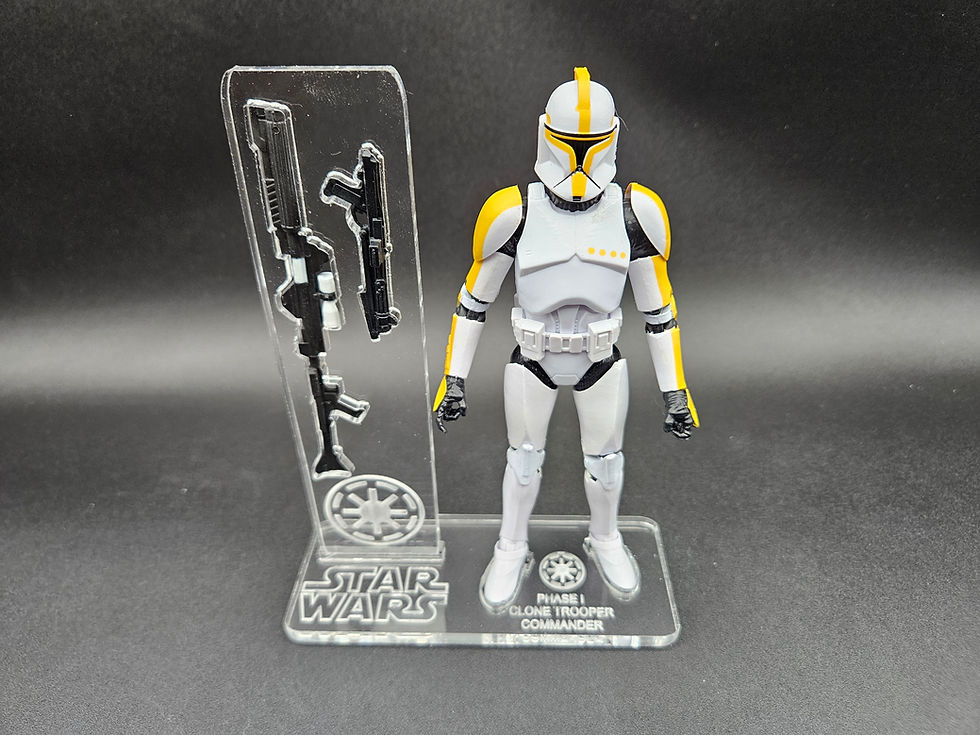 Miniature : Phase I, II,  1st order , Imperial Stormtrooper (Amazon Exc) Acrylic Base Set of