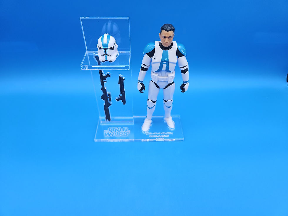 Miniature : Commander Appo (Obi-Wan Kenobi) Acrylic Base Set 