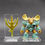 サムネイル： Battle Beasts Major Moose #33 Acrylic Base Set  *** No Toy Included ***