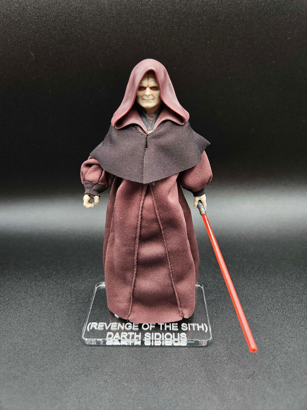 縮圖：Black Series Darth Sidious (ROTS) #01 Acrylic Base ...NO Toy Included...