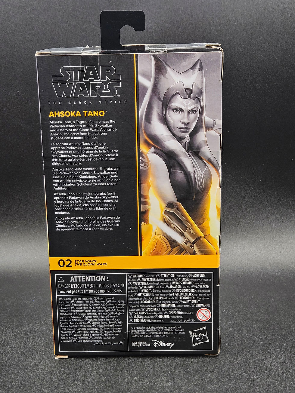 Thumbnail: Star Wars The Black Series Ahsoka Tano (The Clone Wars) #2 M.I.B 