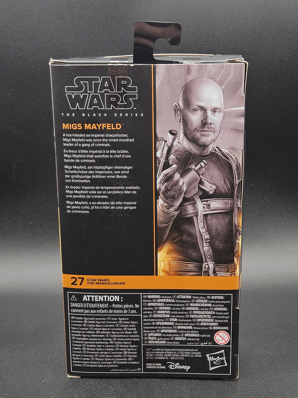 Thumbnail: Star Wars Black Series (The Mandalorian) Migs  Mayfeld #27 M.I.B 