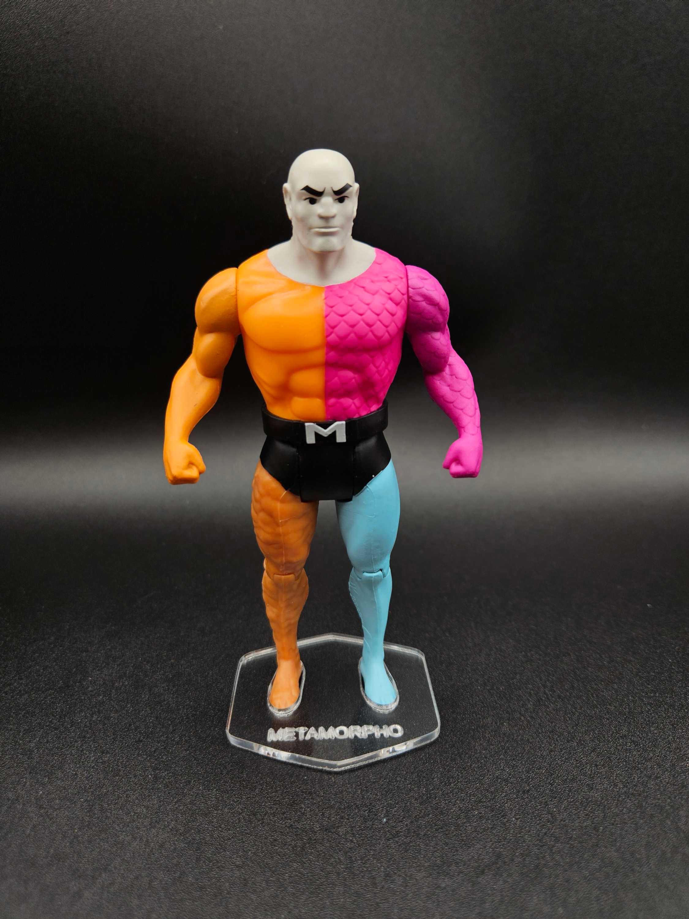 DC Super Powers Mcfarlane Metamorpho Acrylic Base * No Figure 