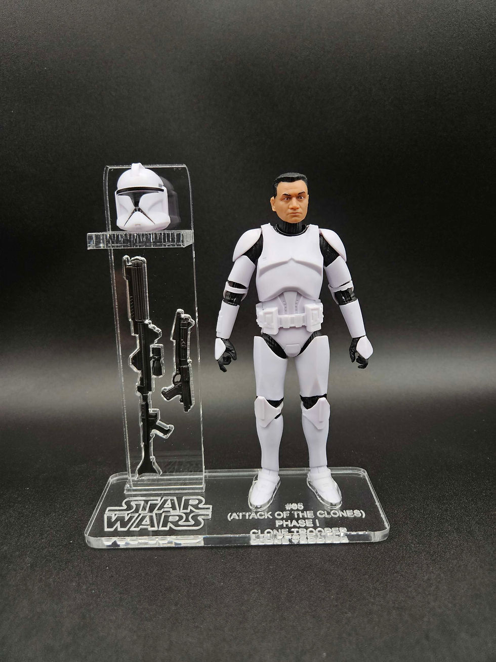Miniatura: Black Series Phase I Clone Trooper (AOTC) Acrylic Base B Set **NO TOY Included*