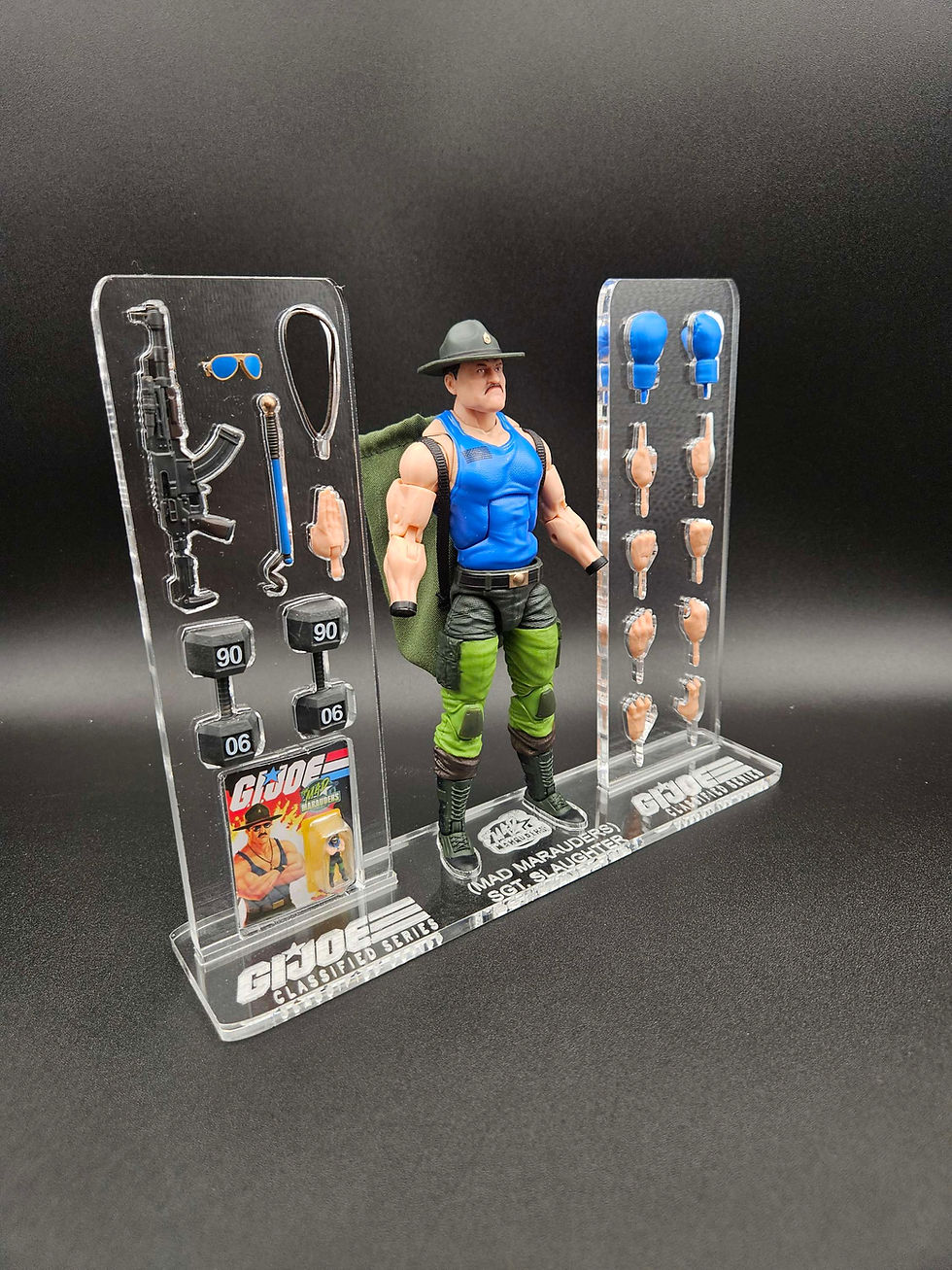 Miniature : Sgt. Slaughter (Mad Marauders) Acrylic Base Set