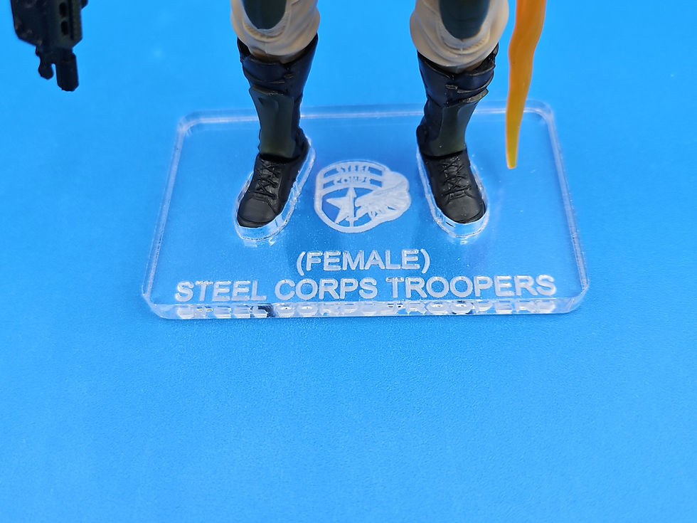 Miniatura: Steel Corps Troopers Acrylic Base A